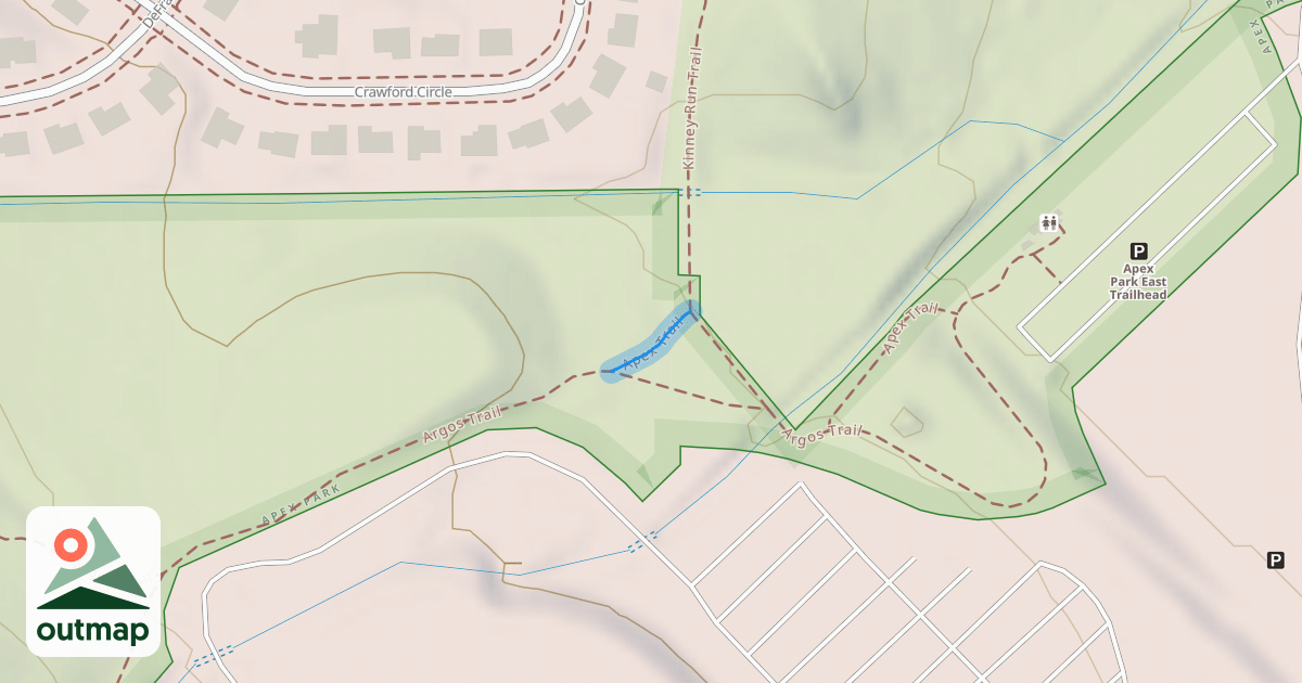 Map of Apex Trail