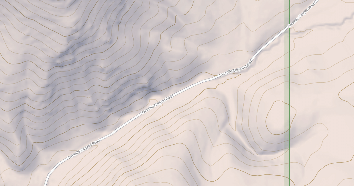 Map preview of TWO MILE CANYON (TRAIL HOLLOW)