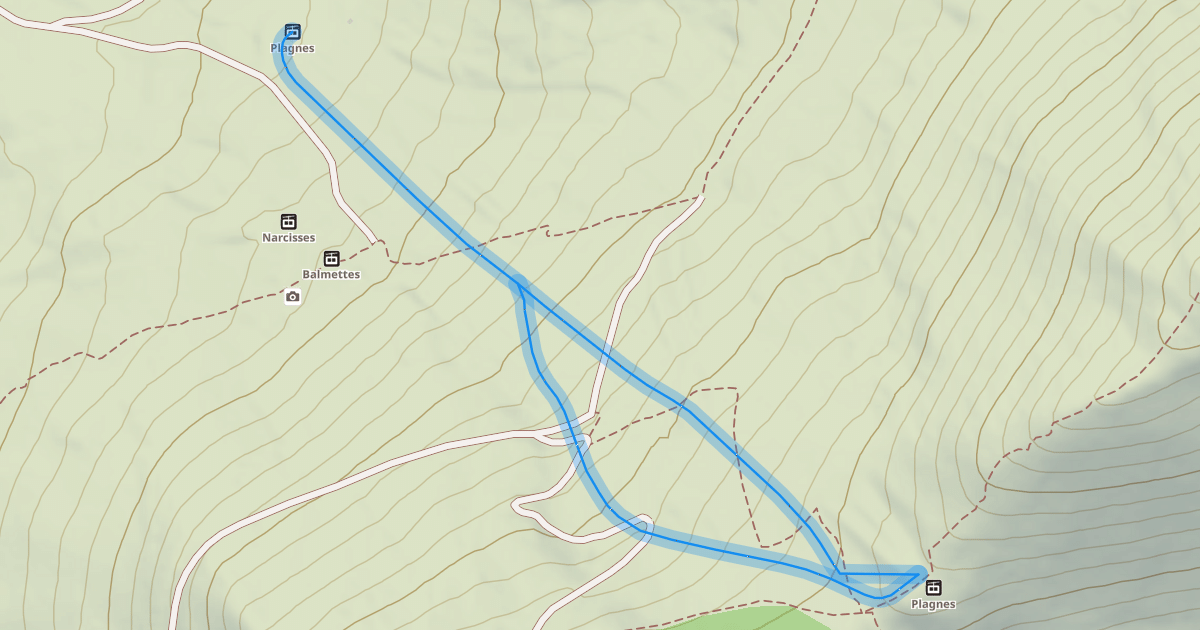 Map preview of Les Plagnes
