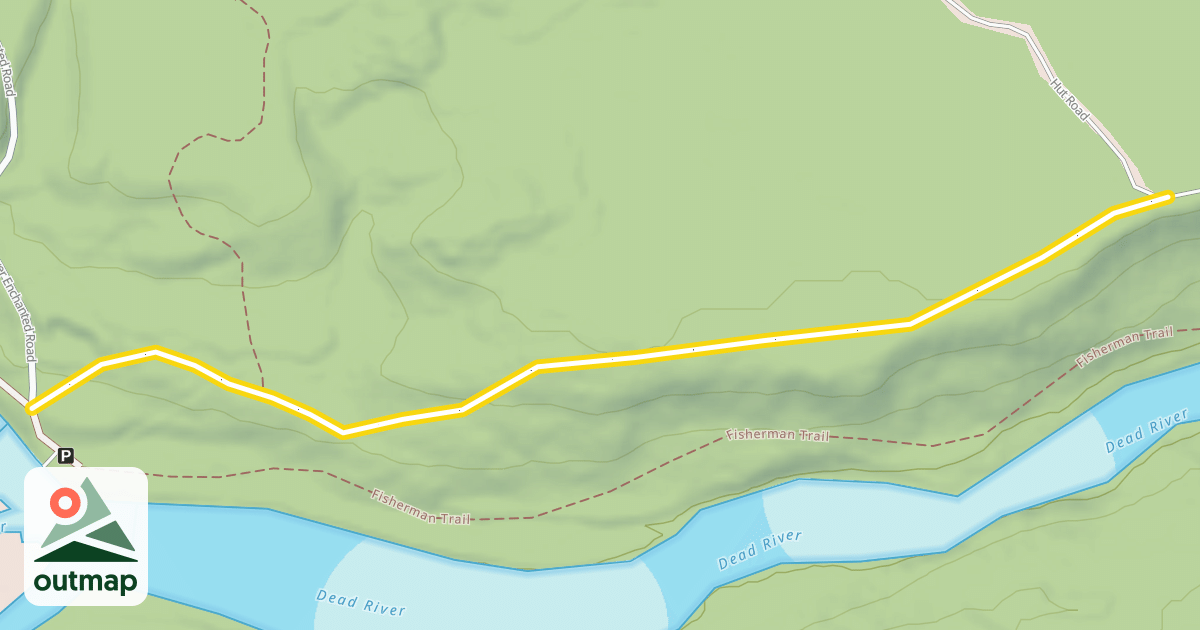 Map of Maine Huts Trail