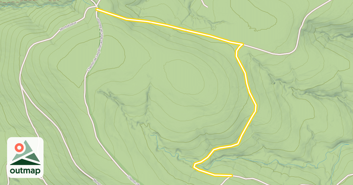 Map of Bauzon