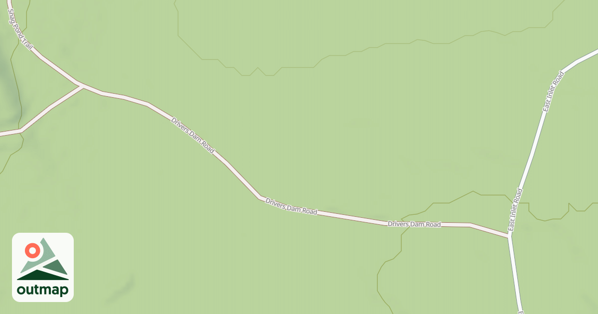 Map of Drivers Dam Rd