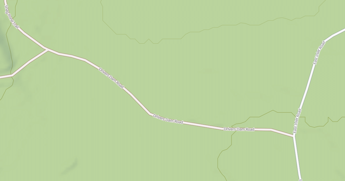 Map preview of Drivers Dam Rd