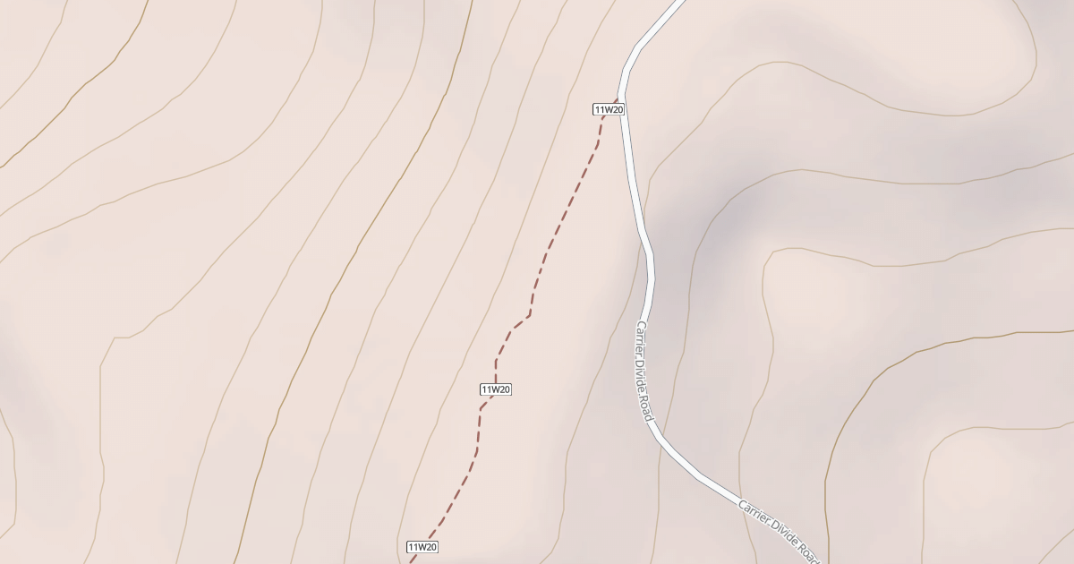 Map preview of Dobbins Gulch