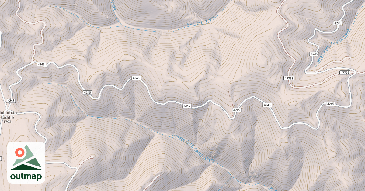Map of HOLLOMAN - SCHWARTZ