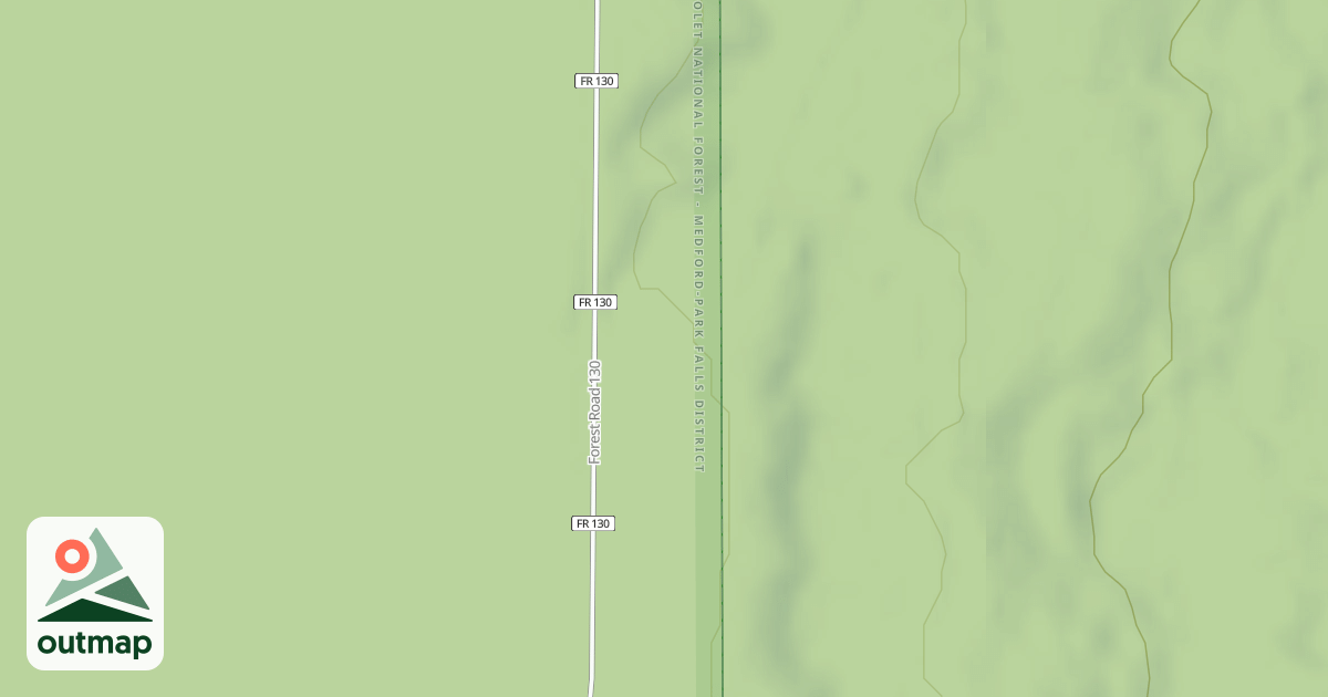 Map of FR 130W