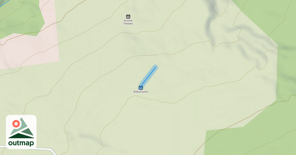 Map of Les Fayards A