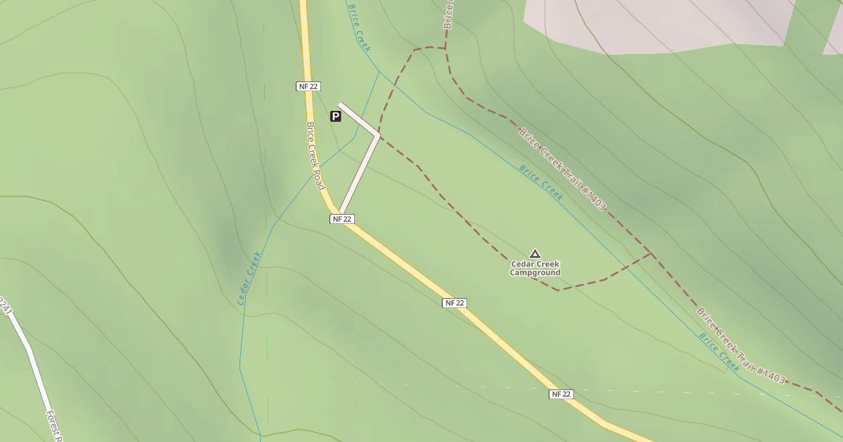 Map preview of CEDAR CR CG