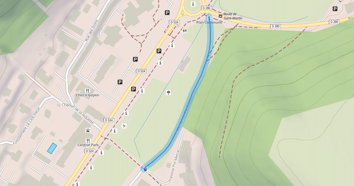 Map preview of Variante Park