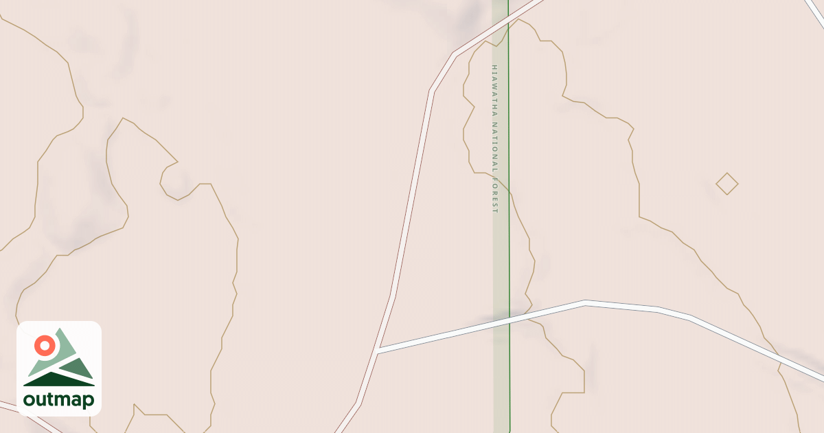 Map of SAUL LAKE SPUR C