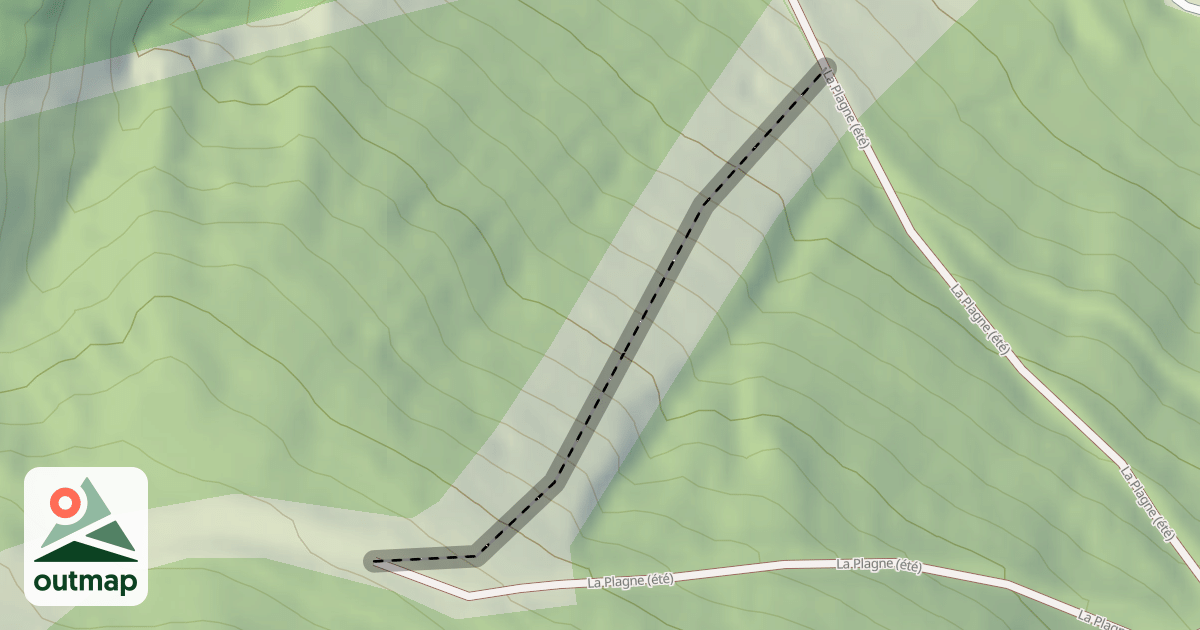 Map of Mur de la Noire