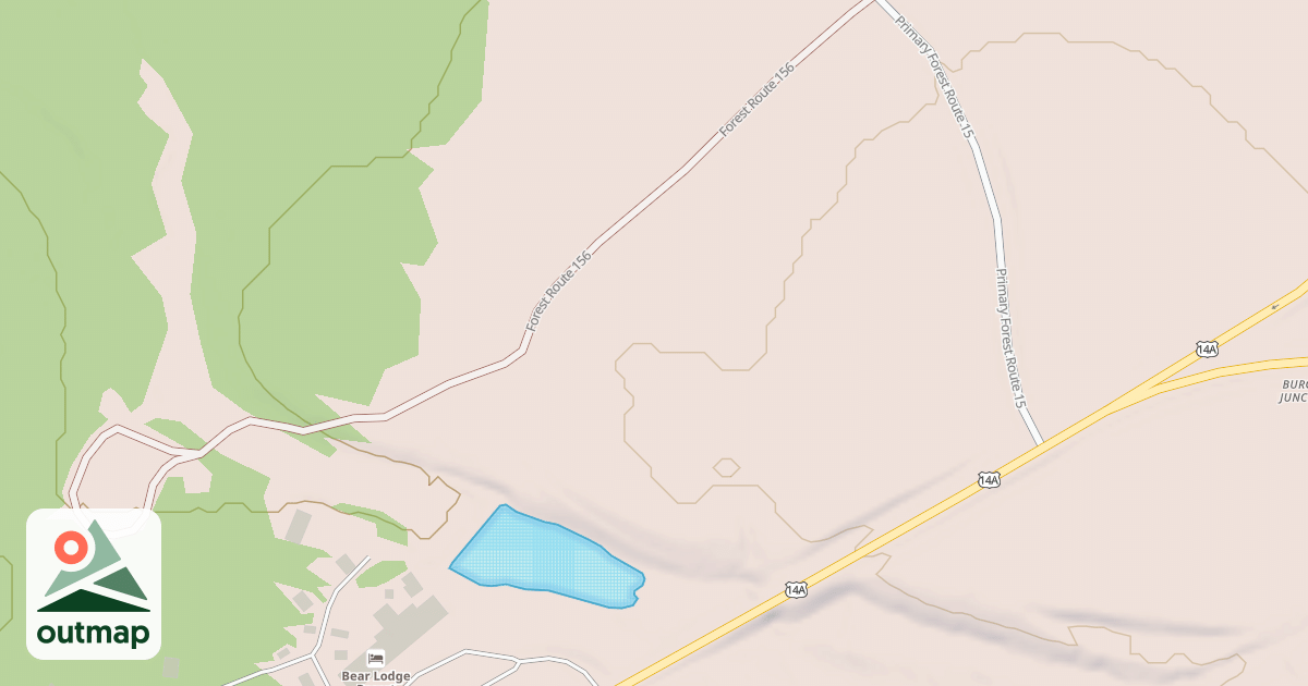 Map of Bear Lodge Atv Connector