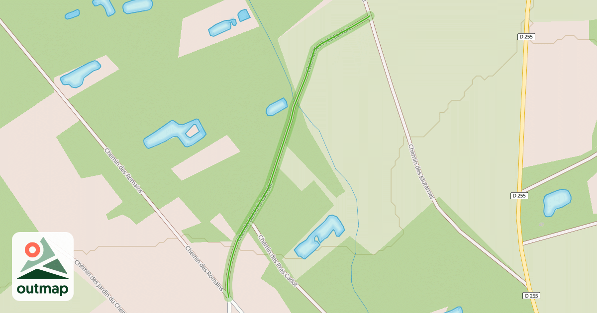 Map of Chemin des Prés Lacroix