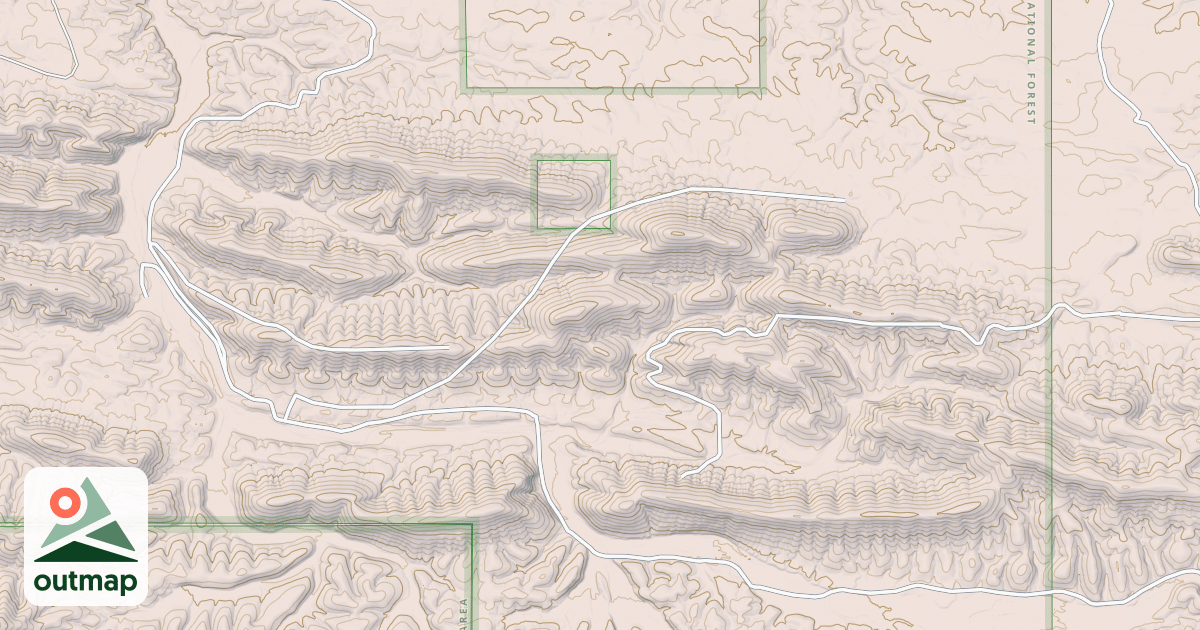Map of USFS Motor Vehicle Use Map Roads {C387318D-5FA7-4ED8-BECB-568E0906D094}