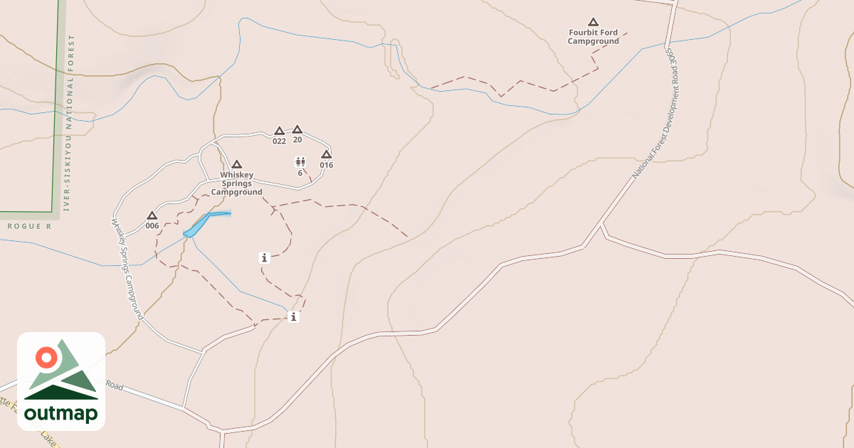 Map of SNOWSHOE CAMPGROUND (ABANDONED