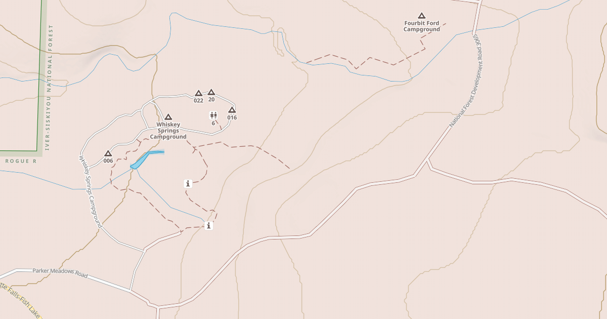 Map preview of SNOWSHOE CAMPGROUND (ABANDONED