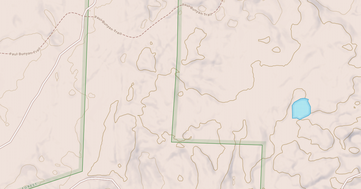 Map preview of EAST HOWARD LAKE RD SPUR 2808