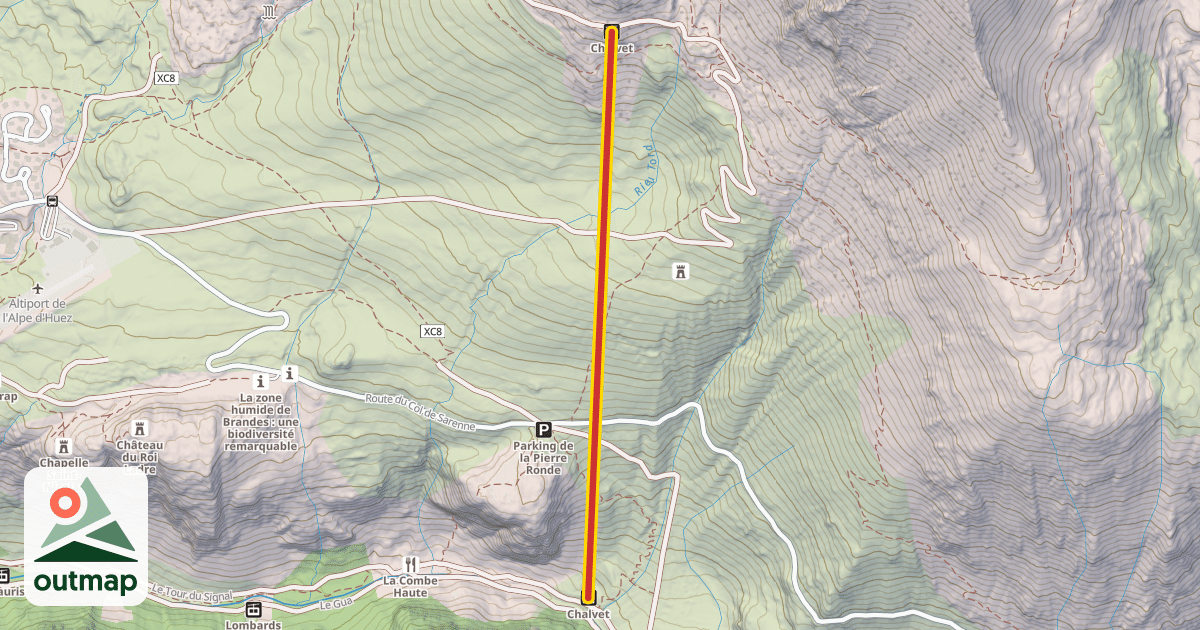 Map of Chalvet