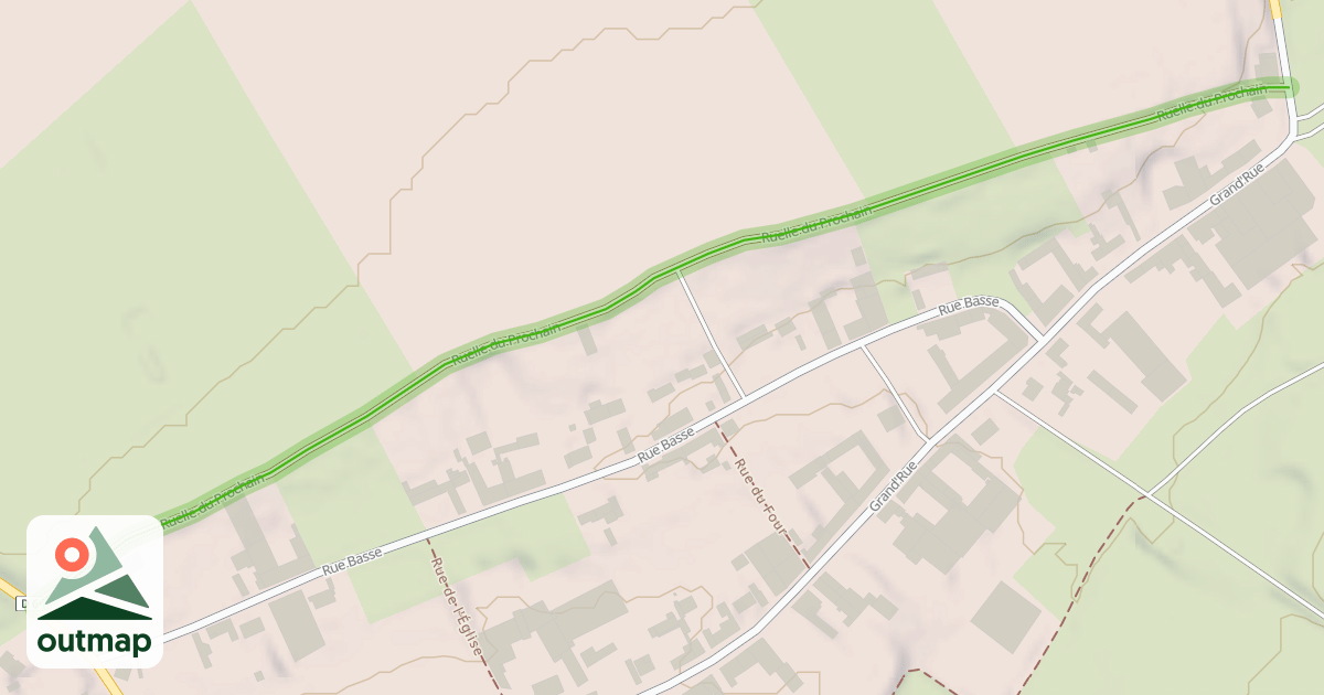 Map of Ruelle du Prochain