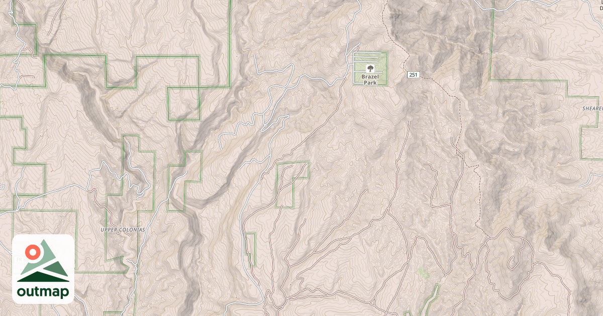 Map of RUIDOSO RIDGE