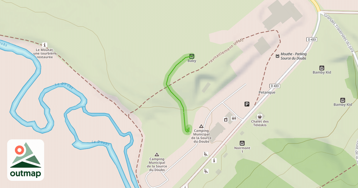 Map of La Source