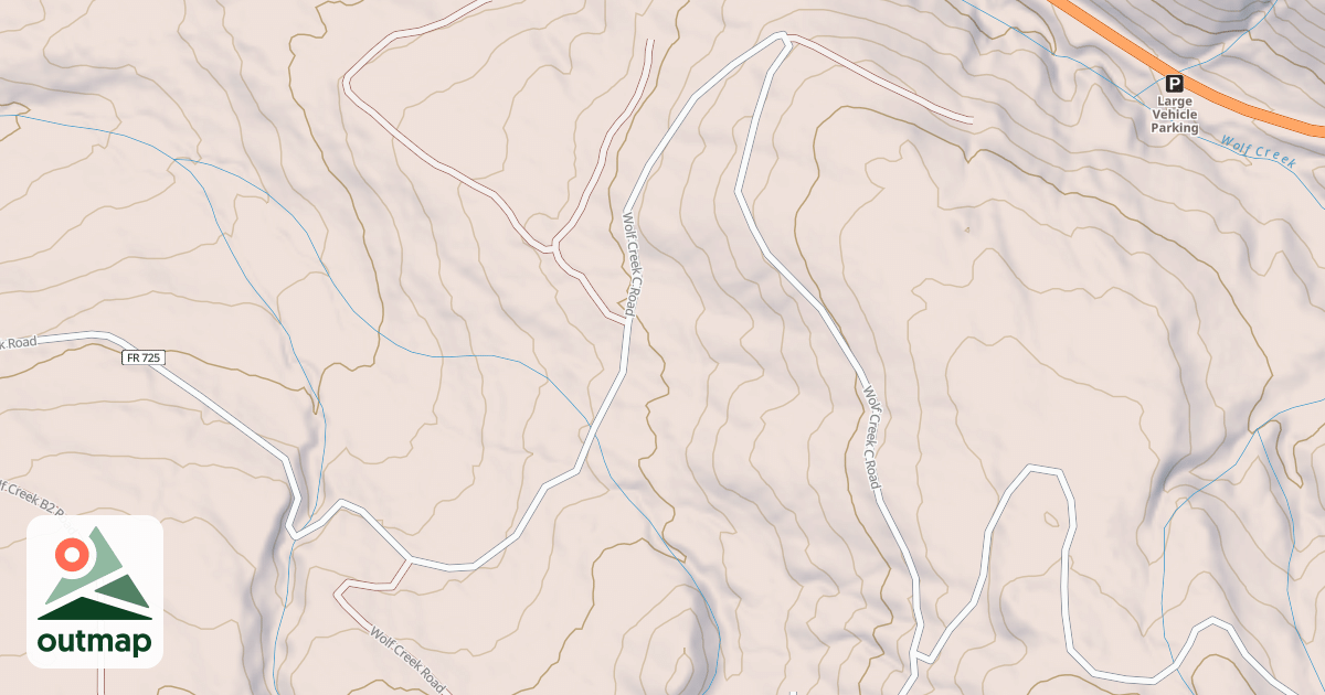 Map of WOLF CRK C