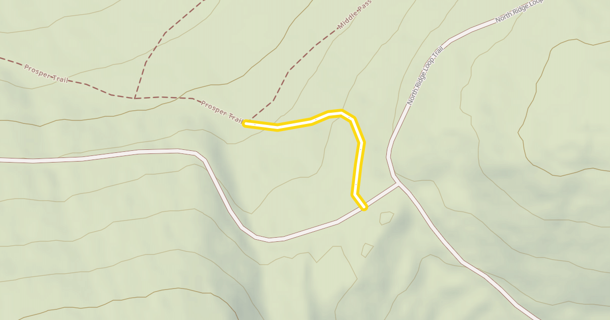 Map preview of Prosper Trail