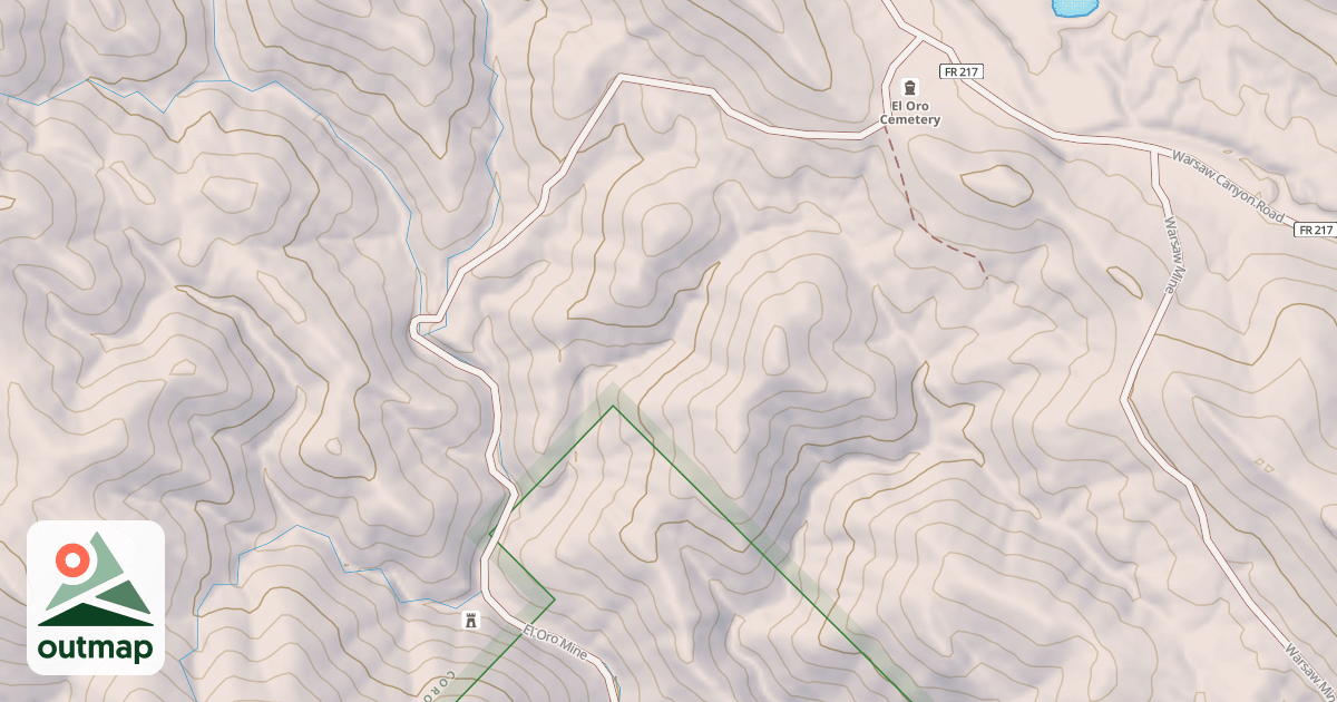 Map of EL ORO MINE