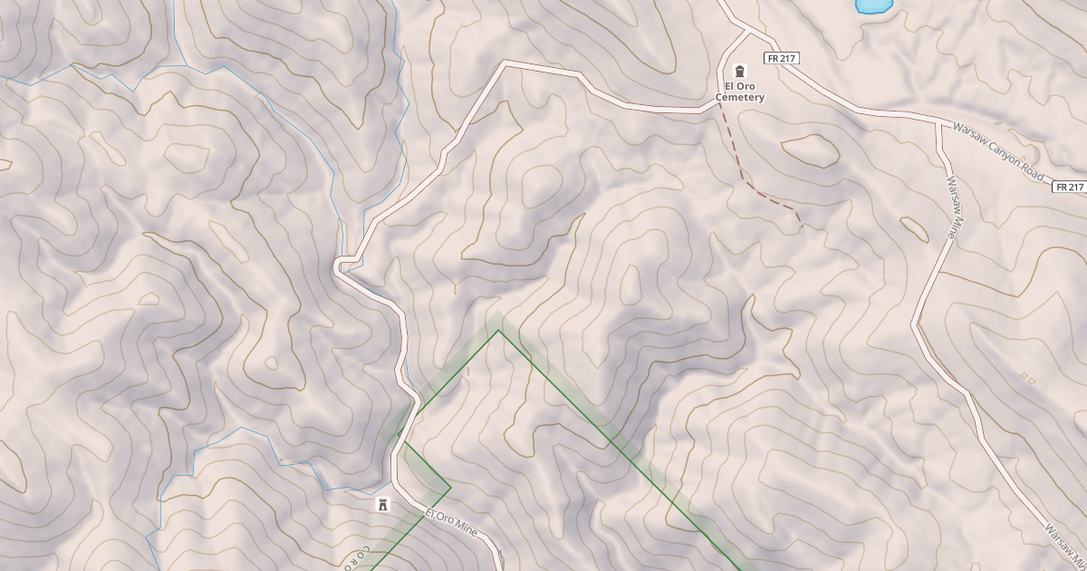 Map preview of EL ORO MINE