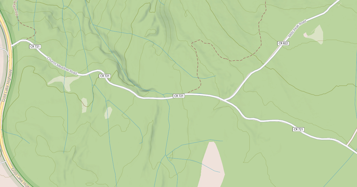 Map preview of Church Meadow Loop