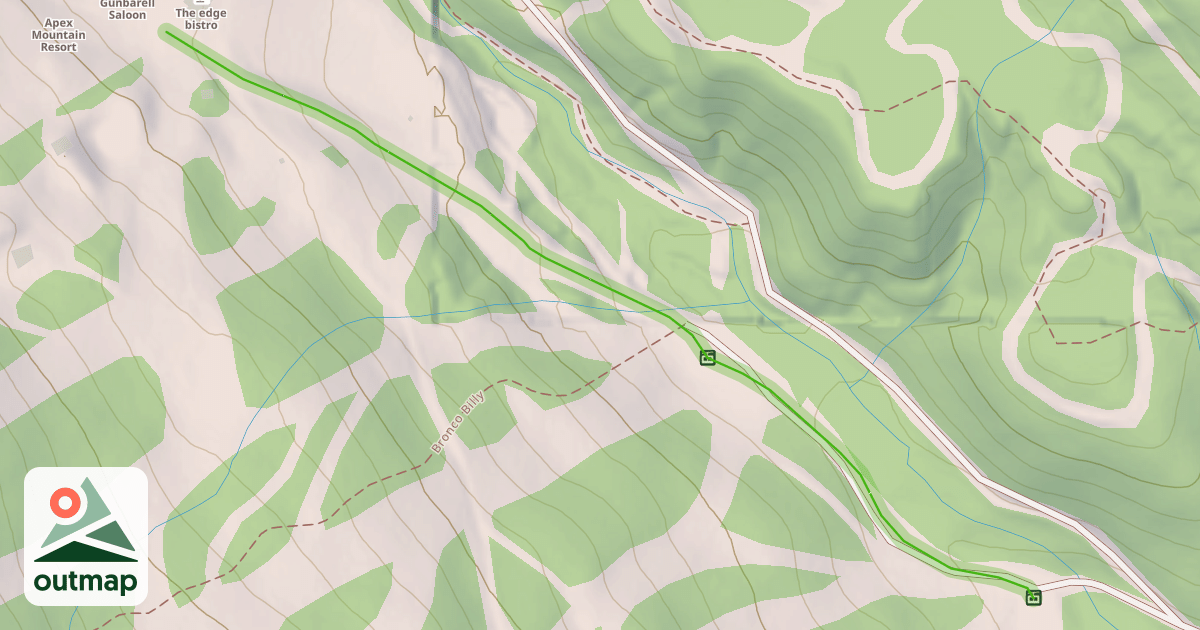 Map of Stock's Traverse