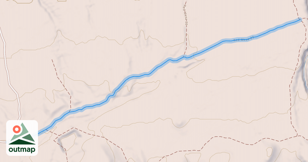 Map of Red Mesa 23