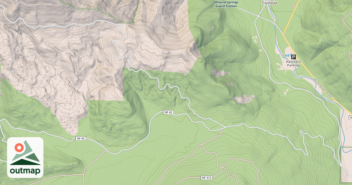 Map of BARE MT