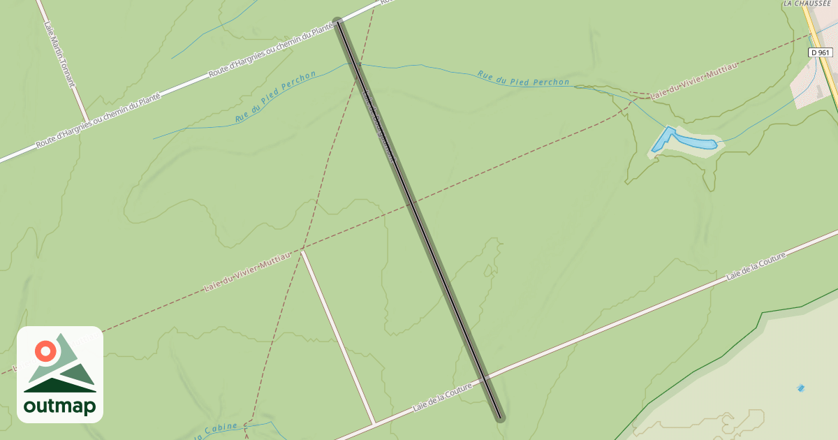 Map of Laie de Bourgaumont
