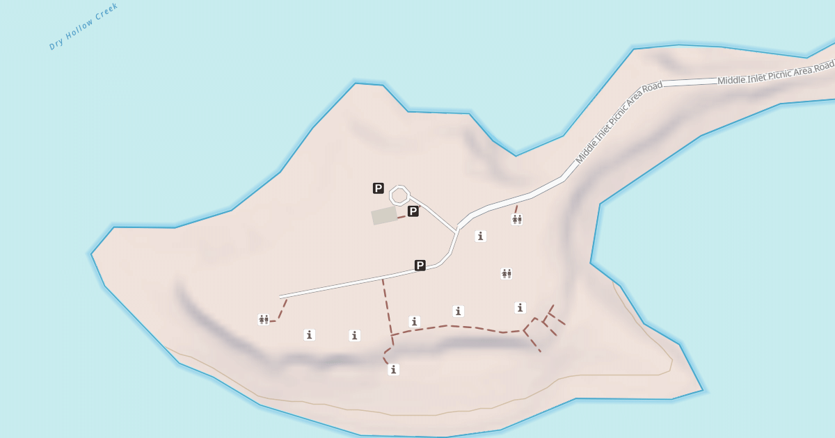 Map preview of MIDDE INLET PICNIC AREA-A