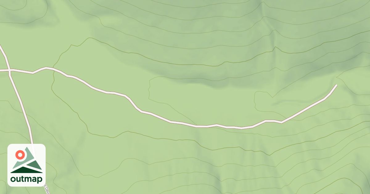 Map of RYECROFT CANYON