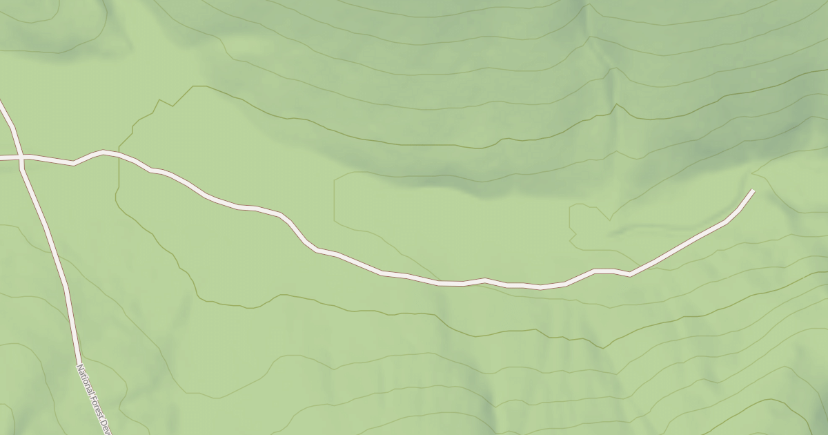 Map preview of RYECROFT CANYON