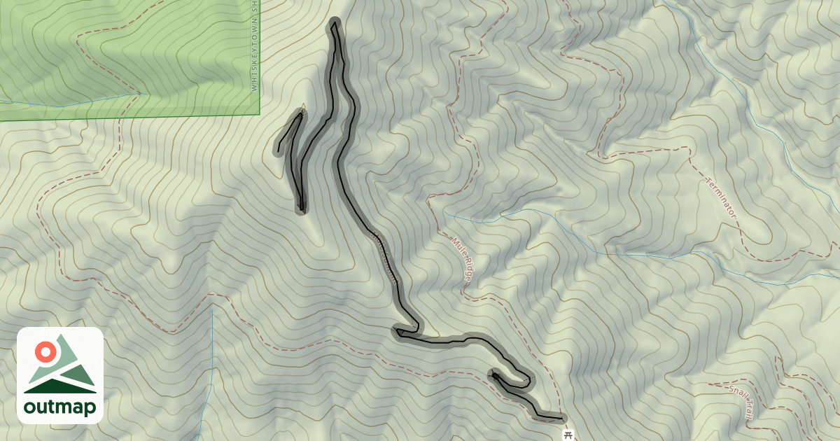 Map of The Summit Trail