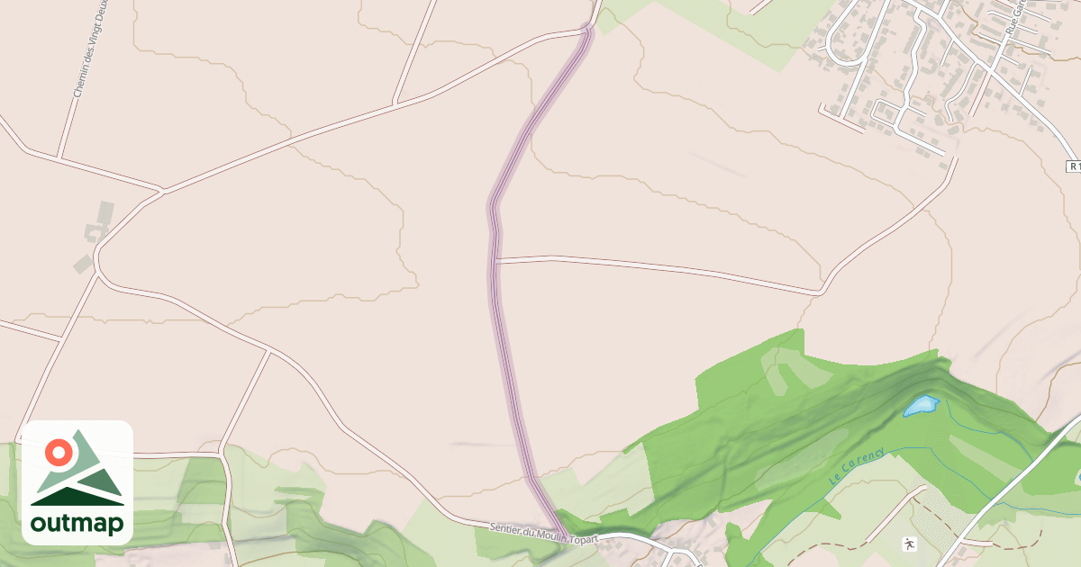 Map of Chemin des Vauchaux