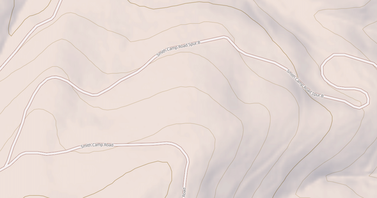 Map preview of SMITH CAMP SPUR B