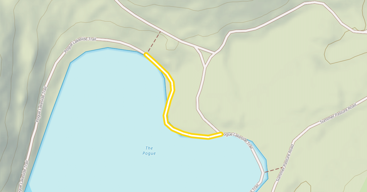 Map preview of Pogue Lakeside Trail