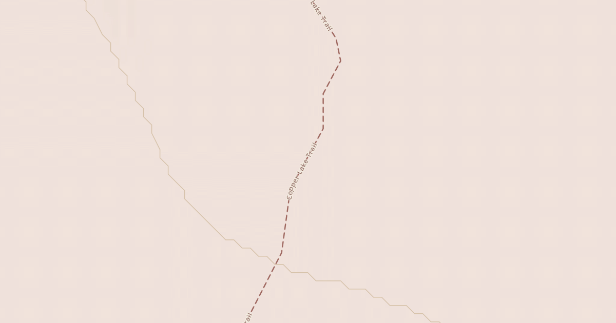 Map preview of Copper Lake Trail