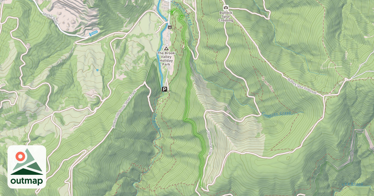 Map of Cummins Spur