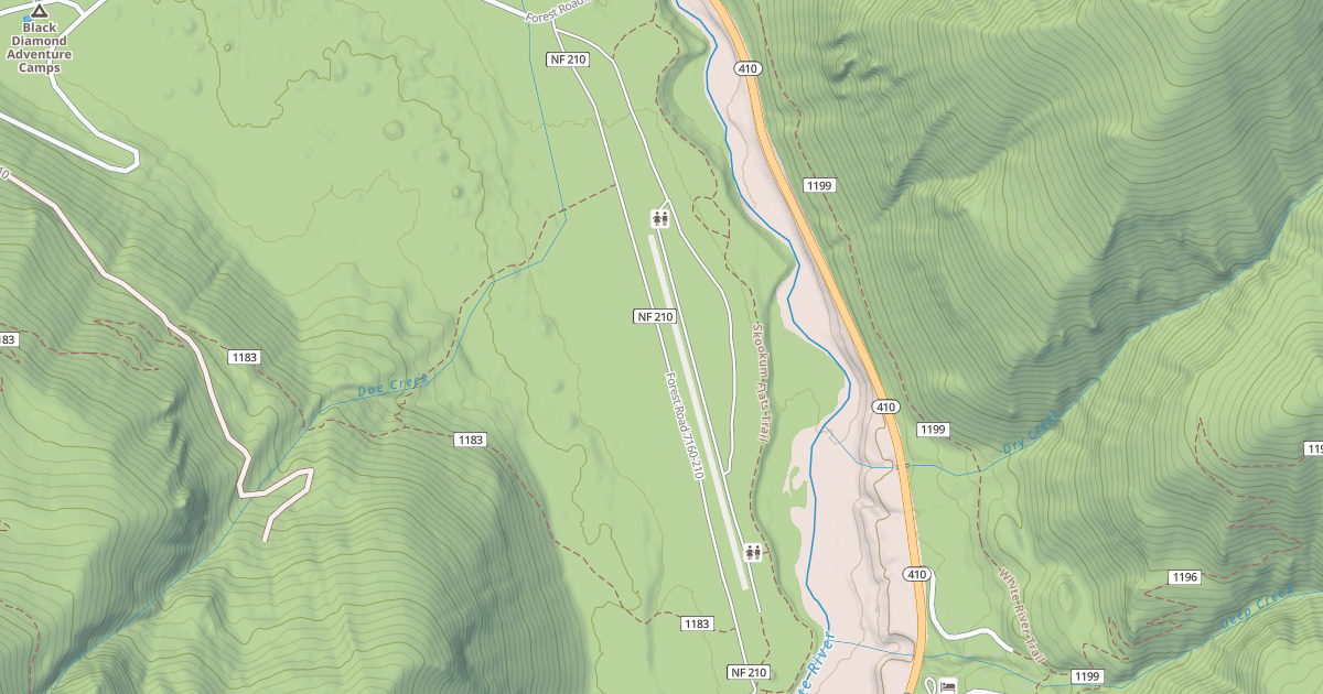 Map preview of RANGER CR CAMPING AREA