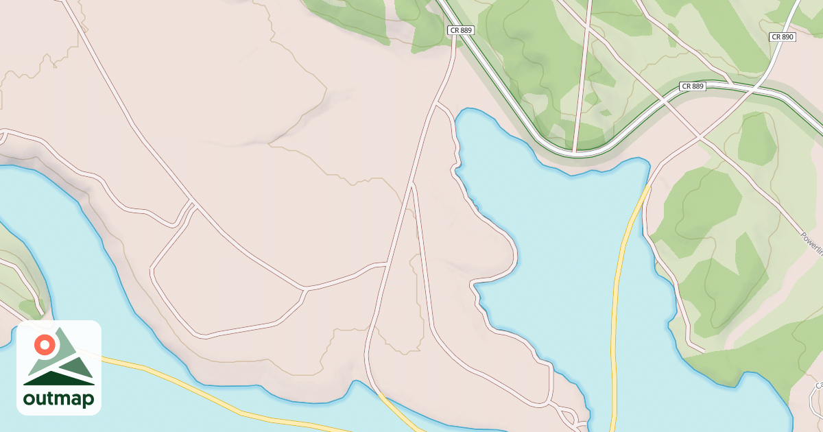 Map of 0889-030