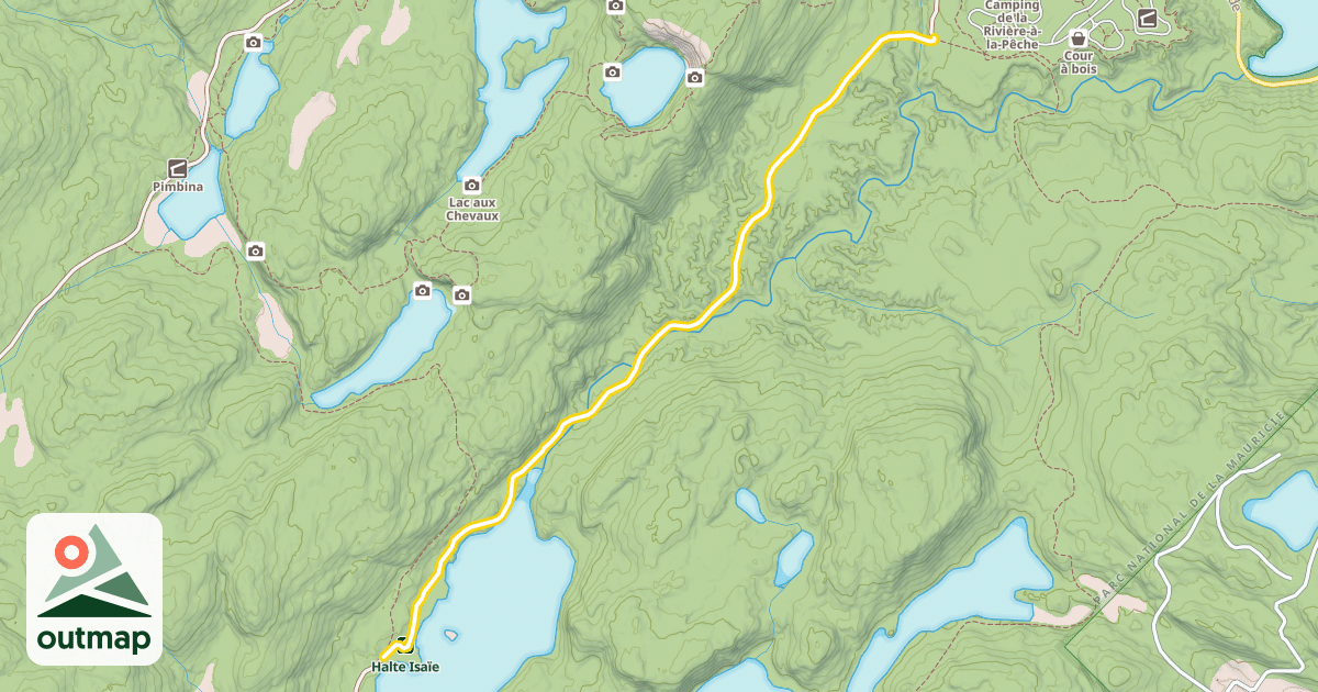 Map of 3 - Sentier National