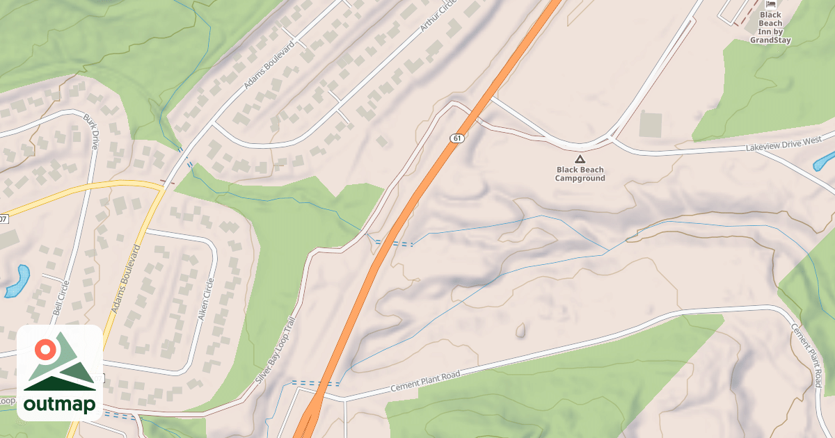 Map of Red Dot Trail