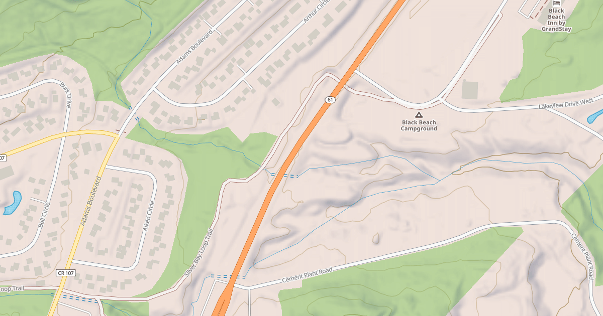 Map preview of Red Dot Trail