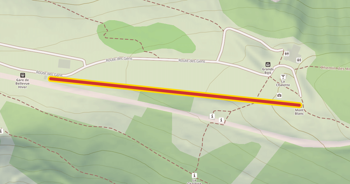 Map preview of Mont Blanc