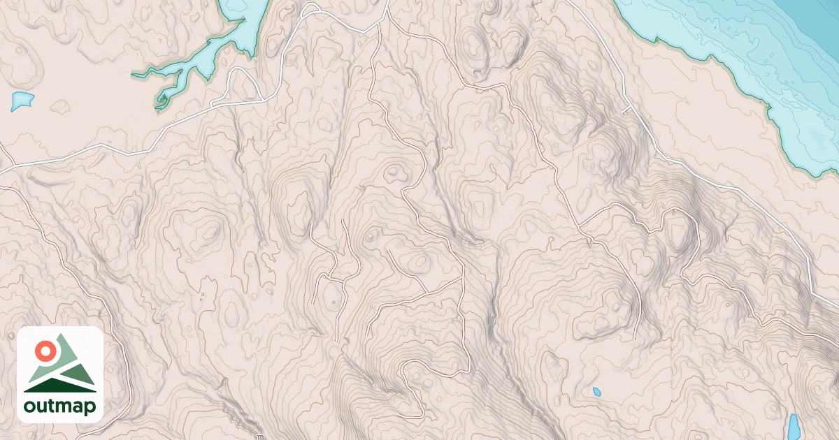 Map of CHUM CREEK WEST BANK
